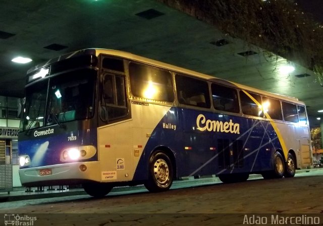 Viação Cometa 7639 na cidade de Belo Horizonte, Minas Gerais, Brasil, por Adão Raimundo Marcelino. ID da foto: 612808.