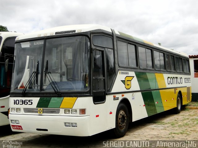 Empresa Gontijo de Transportes 10365 na cidade de Almenara, Minas Gerais, Brasil, por Sérgio Augusto Braga Canuto. ID da foto: 612620.