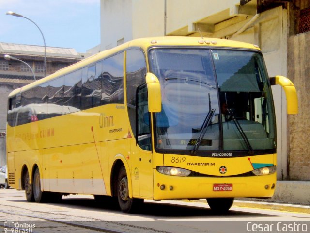 Viação Itapemirim 8619 na cidade de Rio de Janeiro, Rio de Janeiro, Brasil, por César Castro. Número da foto: #612981.