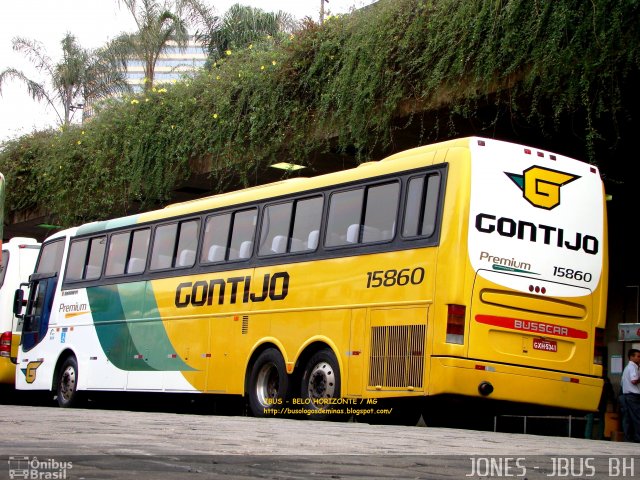 Empresa Gontijo de Transportes 15860 na cidade de Belo Horizonte, Minas Gerais, Brasil, por Jones Bh. ID da foto: 613376.