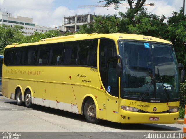 Viação Itapemirim 5517 na cidade de São Paulo, São Paulo, Brasil, por Fabricio do Nascimento Zulato. ID da foto: 615224.