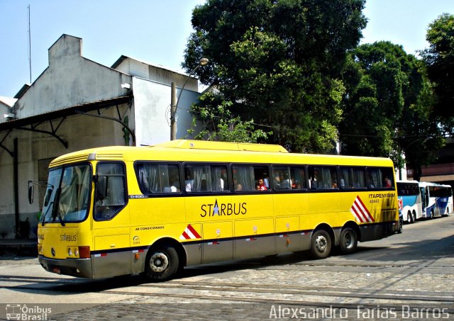 Viação Itapemirim 40443 na cidade de Rio de Janeiro, Rio de Janeiro, Brasil, por Alexsandro  Farias Barros. ID da foto: 615272.