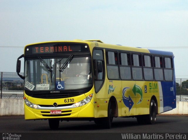 Empresa Circular de Marília 6310 na cidade de Marília, São Paulo, Brasil, por Willian Martins Pereira. Número da foto: #615253.