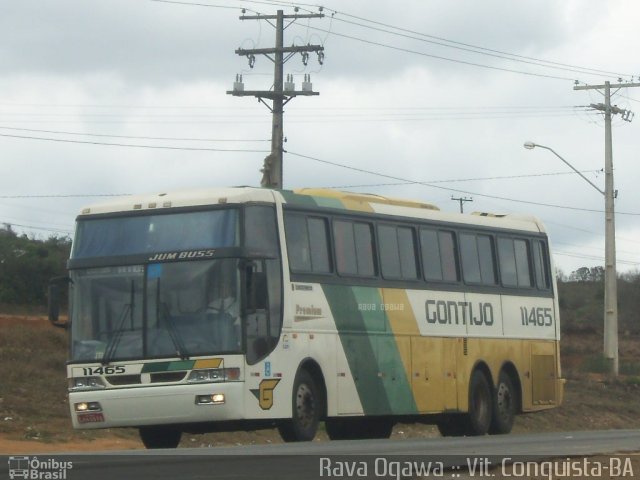 Empresa Gontijo de Transportes 11465 na cidade de Vitória da Conquista, Bahia, Brasil, por Rava Ogawa. Número da foto: #615919.