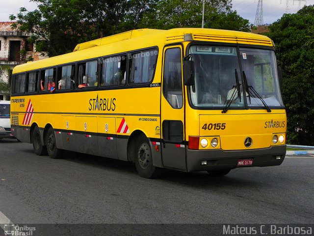 Viação Itapemirim 40155 na cidade de Aparecida, São Paulo, Brasil, por Mateus C. Barbosa. ID da foto: 616310.