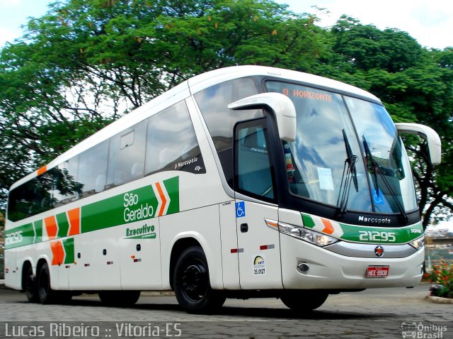 Cia. São Geraldo de Viação 21295 na cidade de Vitória, Espírito Santo, Brasil, por Lucas  Ribeiro. Número da foto: #615103.