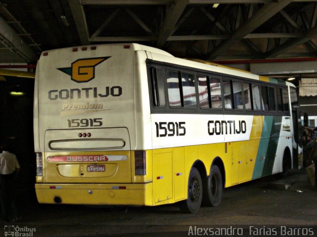 Empresa Gontijo de Transportes 15915 na cidade de Rio de Janeiro, Rio de Janeiro, Brasil, por Alexsandro  Farias Barros. ID da foto: 615289.