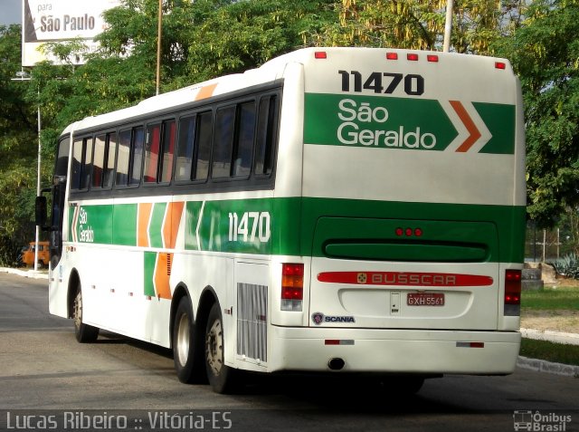 Cia. São Geraldo de Viação 11470 na cidade de Vitória, Espírito Santo, Brasil, por Lucas  Ribeiro. Número da foto: #615080.