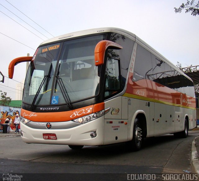 Viação Vale do Tietê 803 na cidade de São Paulo, São Paulo, Brasil, por EDUARDO - SOROCABUS. Número da foto: #616137.