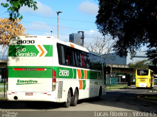 Cia. São Geraldo de Viação 21030 na cidade de Vitória, Espírito Santo, Brasil, por Lucas  Ribeiro. Número da foto: #615100.