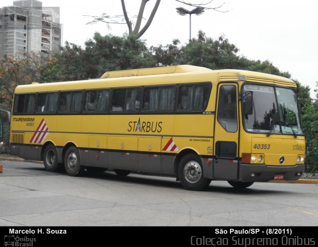 Viação Itapemirim 40353 na cidade de São Paulo, São Paulo, Brasil, por Marcelo H.  Souza. ID da foto: 617879.