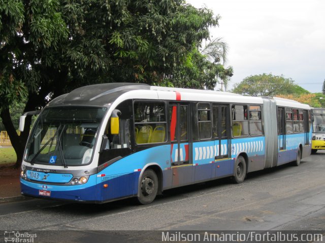 Metrobus 1043 na cidade de Goiânia, Goiás, Brasil, por Mailson Amâncio. Número da foto: #616671.