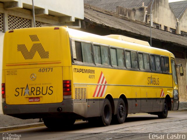 Viação Itapemirim 40171 na cidade de Rio de Janeiro, Rio de Janeiro, Brasil, por César Castro. ID da foto: 617903.