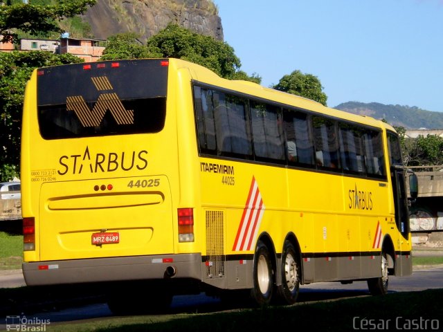 Viação Itapemirim 44025 na cidade de Rio de Janeiro, Rio de Janeiro, Brasil, por César Castro. Número da foto: #619817.