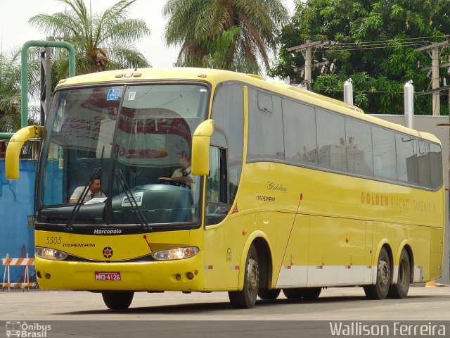 Viação Itapemirim 5505 na cidade de Goiânia, Goiás, Brasil, por Wallison Ferreira. Número da foto: #620949.