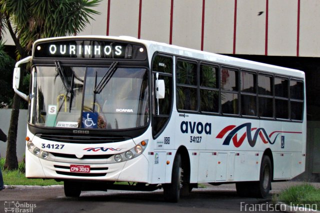 AVOA - Auto Viação Ourinhos Assis 34127 na cidade de Ourinhos, São Paulo, Brasil, por Francisco Ivano. Número da foto: #621472.