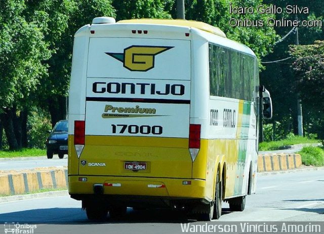 Empresa Gontijo de Transportes 17000 na cidade de Ipatinga, Minas Gerais, Brasil, por Wanderson Vinícius Amorim. Número da foto: #620764.