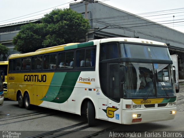 Empresa Gontijo de Transportes 15860 na cidade de Rio de Janeiro, Rio de Janeiro, Brasil, por Alexsandro  Farias Barros. ID da foto: 619987.