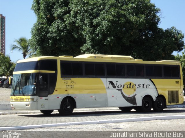 Viação Nordeste 1060 na cidade de Fortaleza, Ceará, Brasil, por Jonathan Silva. Número da foto: #620144.