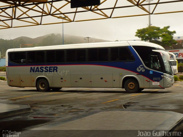 Viação Nasser 206115 na cidade de Poços de Caldas, Minas Gerais, Brasil, por João Guilherme Lopes. Número da foto: #620206.