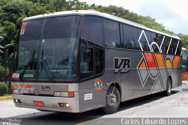 VB Transportes e Turismo 2391 na cidade de São Paulo, São Paulo, Brasil, por Carlos Eduardo Lopes. Número da foto: #619960.