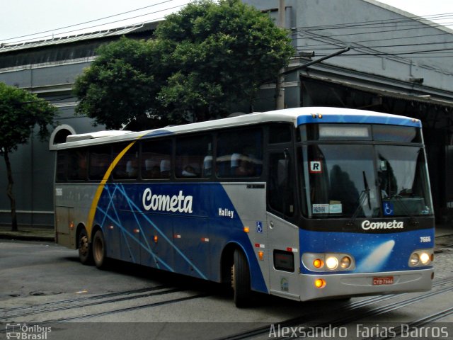 Viação Cometa 7666 na cidade de Rio de Janeiro, Rio de Janeiro, Brasil, por Alexsandro  Farias Barros. ID da foto: 621640.