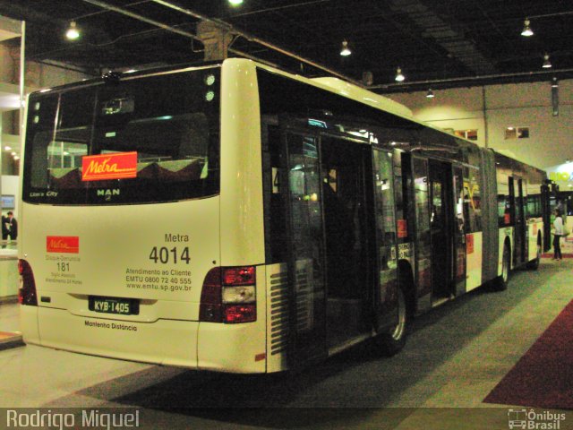 Metra - Sistema Metropolitano de Transporte 4014 na cidade de Rio de Janeiro, Rio de Janeiro, Brasil, por Rodrigo Miguel. ID da foto: 622787.