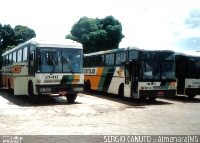 Empresa Gontijo de Transportes 2140 na cidade de Almenara, Minas Gerais, Brasil, por Sérgio Augusto Braga Canuto. ID da foto: 621730.