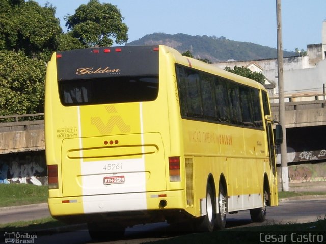 Viação Itapemirim 45261 na cidade de Rio de Janeiro, Rio de Janeiro, Brasil, por César Castro. Número da foto: #622991.