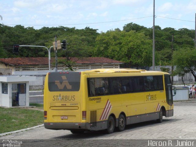 Viação Itapemirim 44087 na cidade de João Pessoa, Paraíba, Brasil, por Heron R.  Junior. ID da foto: 622800.