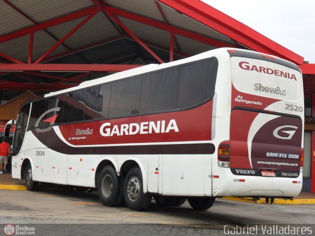 Expresso Gardenia 2520 na cidade de Perdões, Minas Gerais, Brasil, por Gabriel Valladares. Número da foto: #594835.