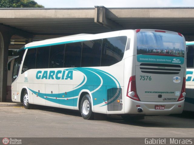 Viação Garcia 7576 na cidade de Loanda, Paraná, Brasil, por Gabriel  Moraes. ID da foto: 595293.