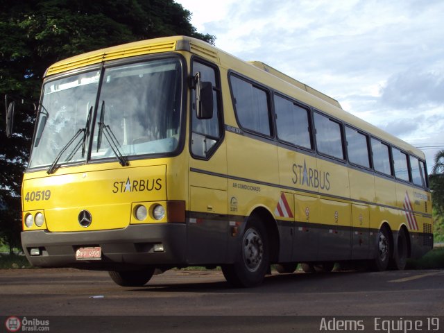 Viação Itapemirim 40519 na cidade de Cordisburgo, Minas Gerais, Brasil, por Adems  Equipe 19. Número da foto: #595497.