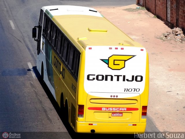 Empresa Gontijo de Transportes 11070 na cidade de Belo Horizonte, Minas Gerais, Brasil, por Herbert de Souza. ID da foto: 595318.