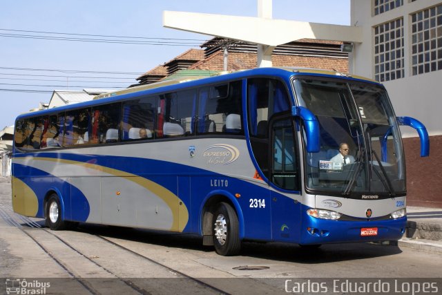 Expresso do Sul 2314 na cidade de Rio de Janeiro, Rio de Janeiro, Brasil, por Carlos Eduardo Lopes. Número da foto: #623346.