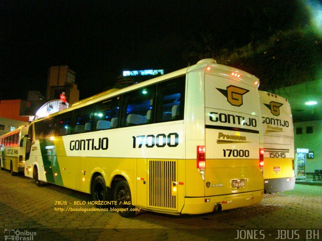 Empresa Gontijo de Transportes 17000 na cidade de Belo Horizonte, Minas Gerais, Brasil, por Jones Bh. ID da foto: 623841.