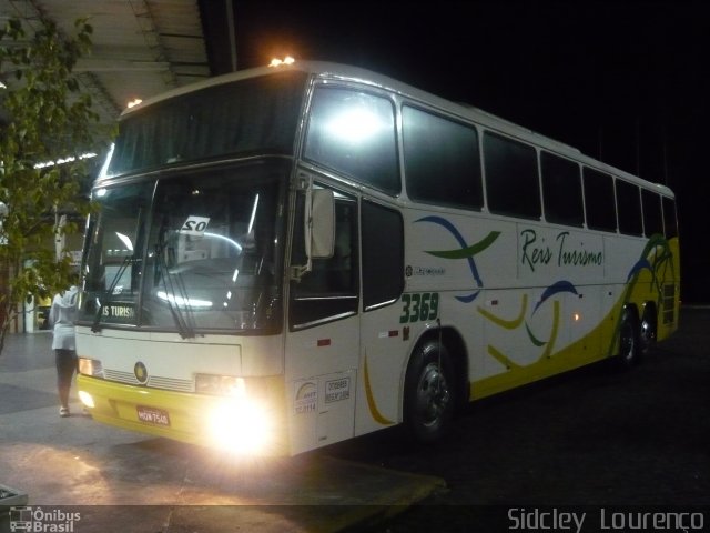 Reis Turismo 3369 na cidade de Campos dos Goytacazes, Rio de Janeiro, Brasil, por Sidcley Lourenço. Número da foto: #624346.
