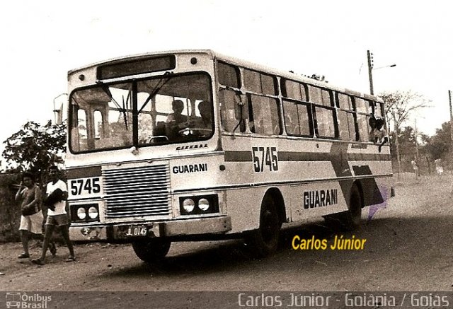 Guarany Transportes e Turismo 5745 na cidade de Goiânia, Goiás, Brasil, por Carlos Júnior. Número da foto: #624423.