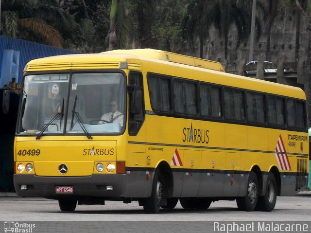 Viação Itapemirim 40499 na cidade de Santos, São Paulo, Brasil, por Raphael Malacarne. ID da foto: 624835.