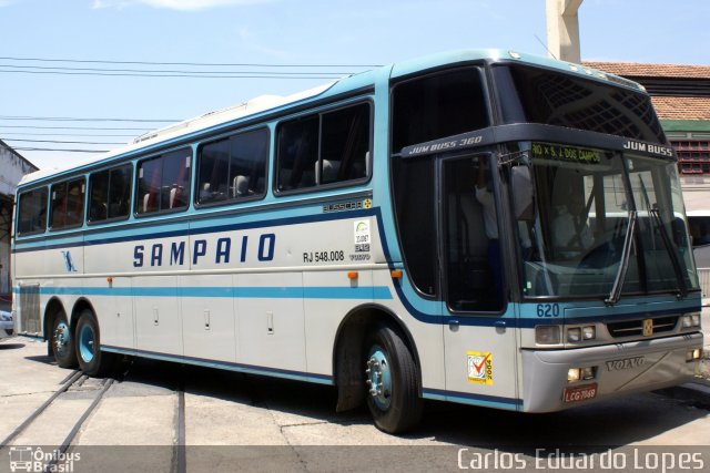 Viação Sampaio 620 na cidade de Rio de Janeiro, Rio de Janeiro, Brasil, por Carlos Eduardo Lopes. Número da foto: #623309.