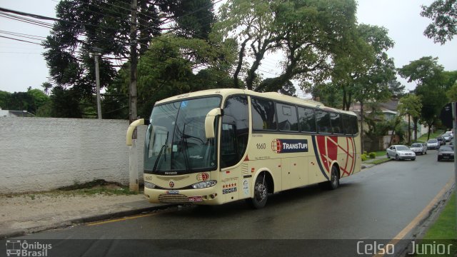 TransTupi Turismo e Fretamento 1660 na cidade de Curitiba, Paraná, Brasil, por Celso  Junior. Número da foto: #624124.
