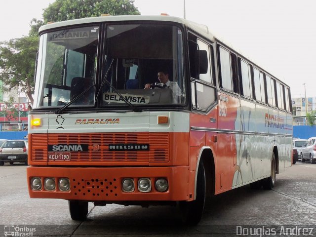 Viação Paraúna 660 na cidade de Goiânia, Goiás, Brasil, por Douglas Andrez. ID da foto: 626104.