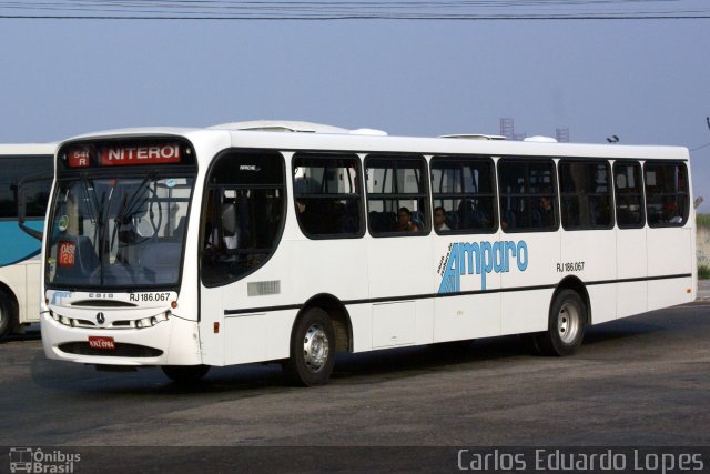 Viação Nossa Senhora do Amparo RJ 186.067 na cidade de Rio de Janeiro, Rio de Janeiro, Brasil, por Carlos Eduardo Lopes. Número da foto: #624888.