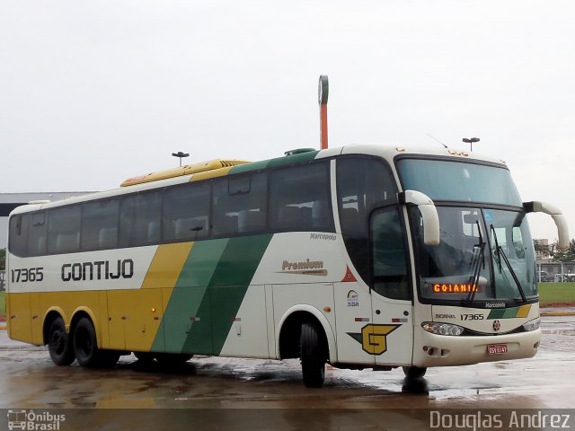 Empresa Gontijo de Transportes 17365 na cidade de Goiânia, Goiás, Brasil, por Douglas Andrez. Número da foto: #625834.