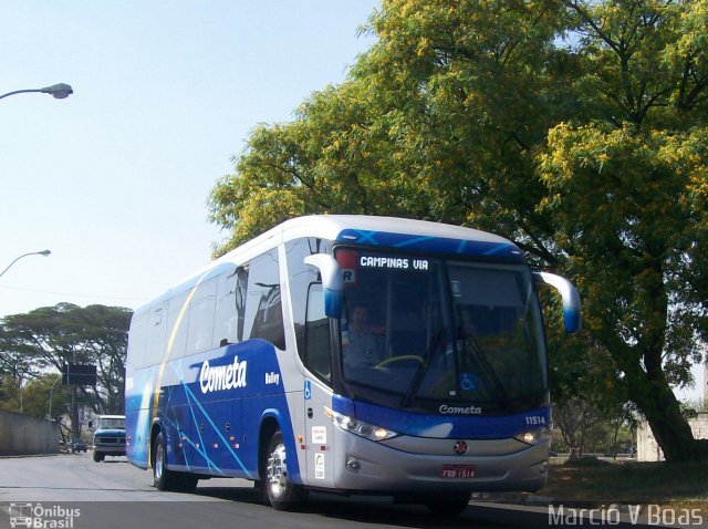 Viação Cometa 11514 na cidade de Campinas, São Paulo, Brasil, por Marcio V Boas. ID da foto: 625990.