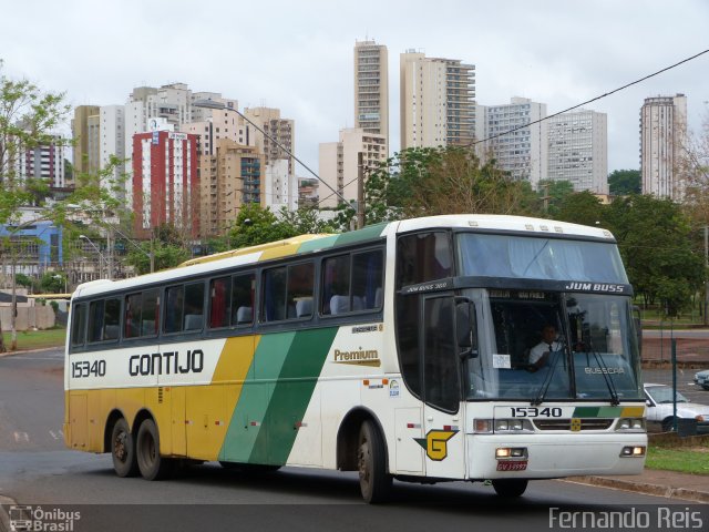 Empresa Gontijo de Transportes 15340 na cidade de Ribeirão Preto, São Paulo, Brasil, por Fernando Reis. Número da foto: #625681.