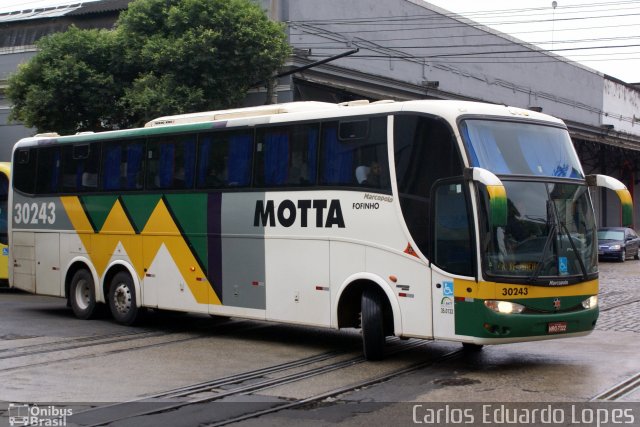 Viação Motta 30243 na cidade de Rio de Janeiro, Rio de Janeiro, Brasil, por Carlos Eduardo Lopes. Número da foto: #628503.
