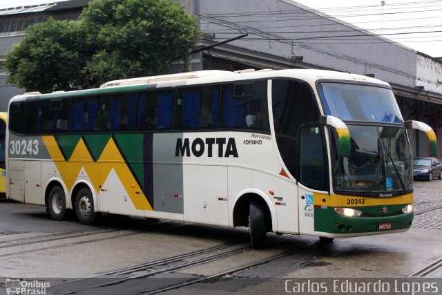 Viação Motta 30243 na cidade de Rio de Janeiro, Rio de Janeiro, Brasil, por Carlos Eduardo Lopes. ID da foto: 628503.