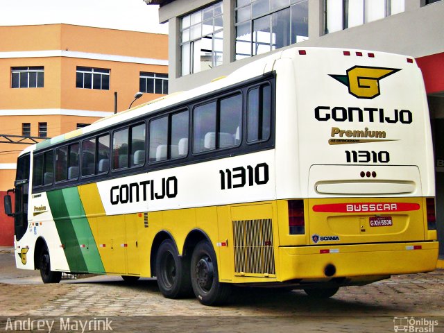 Empresa Gontijo de Transportes 11310 na cidade de Lavras, Minas Gerais, Brasil, por Andrey Gustavo. Número da foto: #627087.