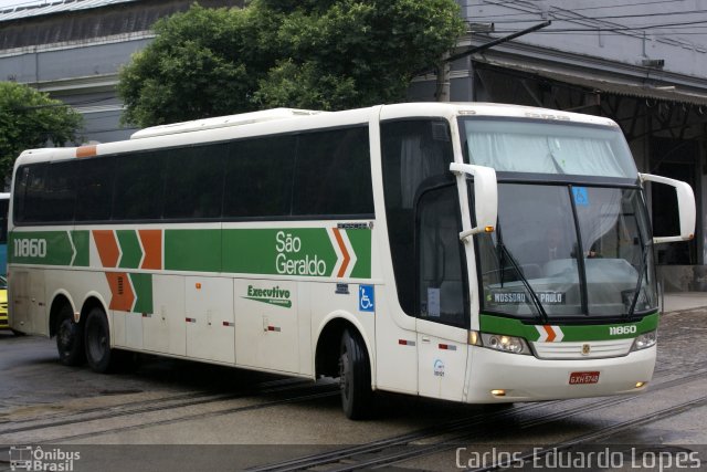 Cia. São Geraldo de Viação 11860 na cidade de Rio de Janeiro, Rio de Janeiro, Brasil, por Carlos Eduardo Lopes. Número da foto: #628479.